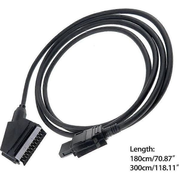 1,8m/3m RGB SCART audio-videokabel til NES-konsol - 1,8 meter