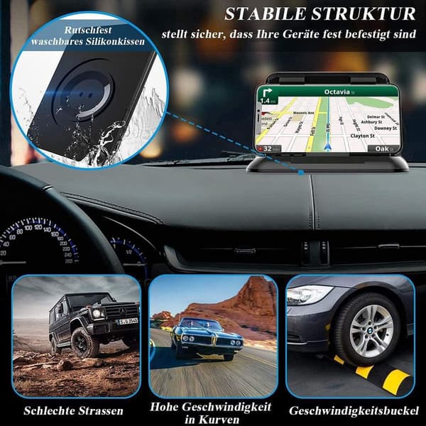 Yleiskäyttöinen autoteline iPhonelle ja Samsungille