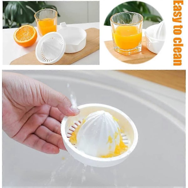 Manuel Juicer, Orange Lemon Manuel Juicer, Professionel Juicer med 230 ml Frugt-, Citron-, Lime-, Orangebeholder, Husholdningsjuicer