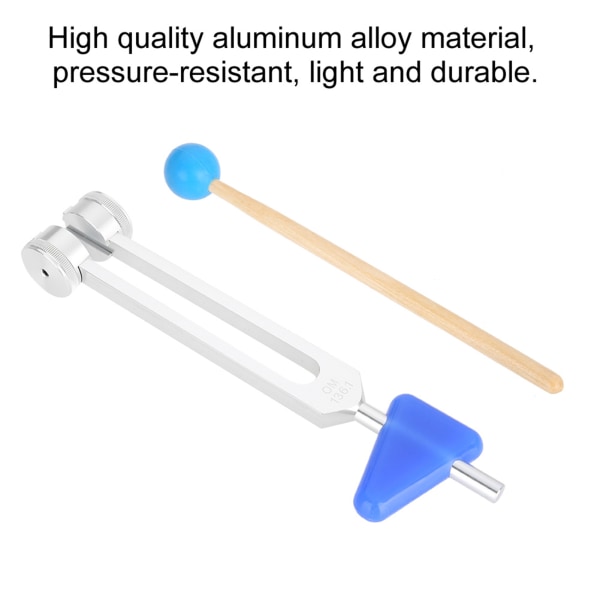 136,1 Hz stämgaffelinstrument i aluminiumlegering för ljudläkning vibrationsbehandling verktyg