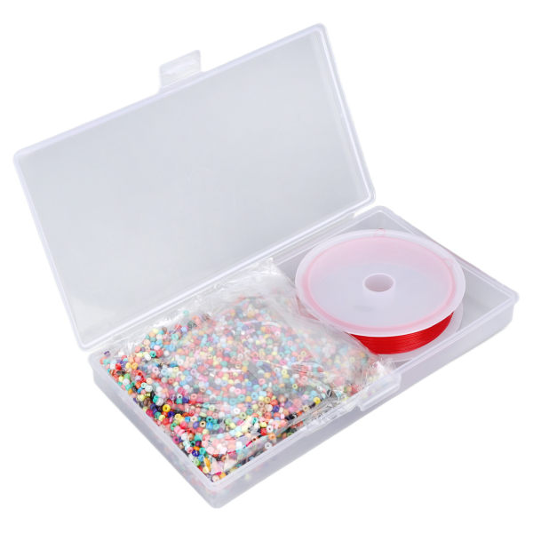 Beads String Kit Forbedre visuelle forskjellige farger Keramiske Wear Beads Leketøy for Amblyopia Training Small 0.03in