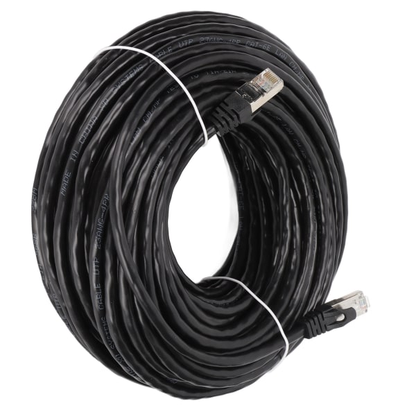 Cat 6 Ethernet-kabel EMI-skydd Låg returförlust 10 Gbps Höghastighets RJ 45-kontakt Internetsladd för PC 30 meter