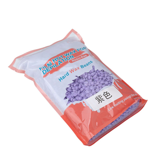 Hårfjerning voksperle Menn Kvinner Sikker Mild Hard Wax Bean for Face Bikini Ben Underarm 35.3oz Lilla