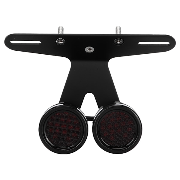 Universal Motorcykel Modifikation Sort 2 Hoved LED Brems Baglygte Hale Signal Lys Lampe