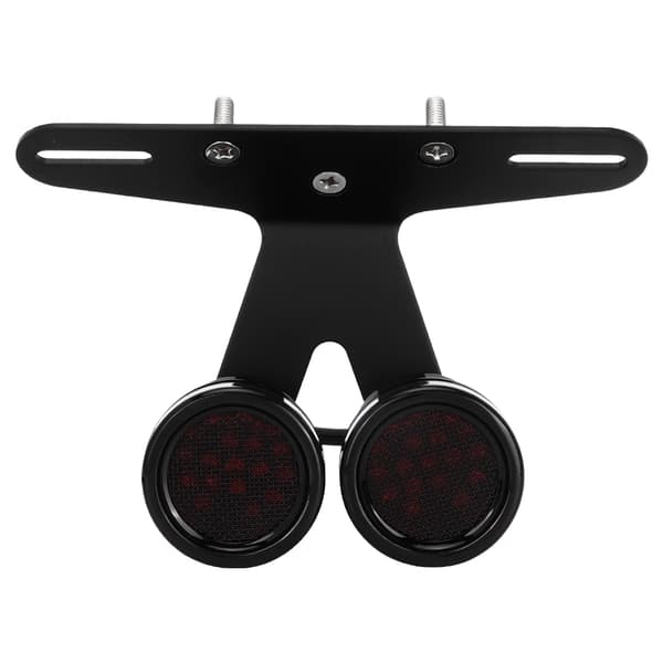 Universal Motorcykel Modifikation Sort 2 Hoved LED Bremse Baglygte Baglygte Blinklys Lampe