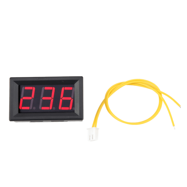 Digital voltmeter 0,56 tum tvåtråds AC 70-380V Digital LED-display spänningsmätare (röd)