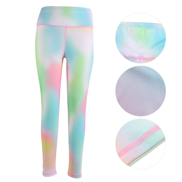 Kvinnors Yogabyxor Kamouflage Tryck Hög Midja Leggings Sport Yogabyxor Slim Leggings för Träning YogaL