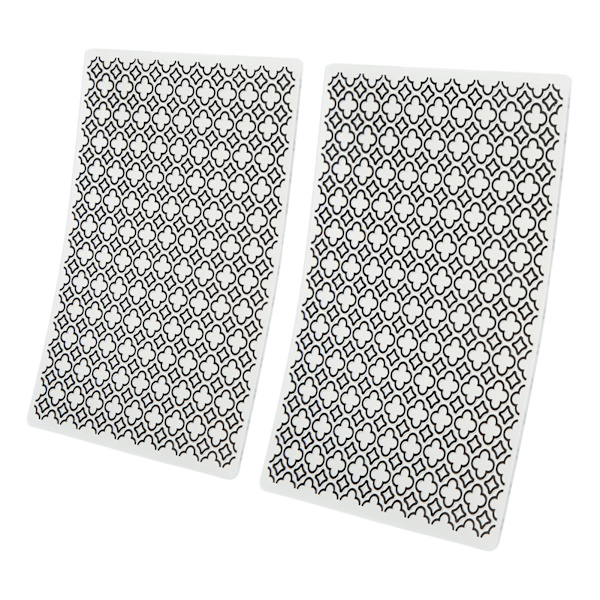 2 st präglingsmappar Präglingsmall Multifunktionell DIY Pappershantverk Plast Bump Präglingsmall Tryckmappar