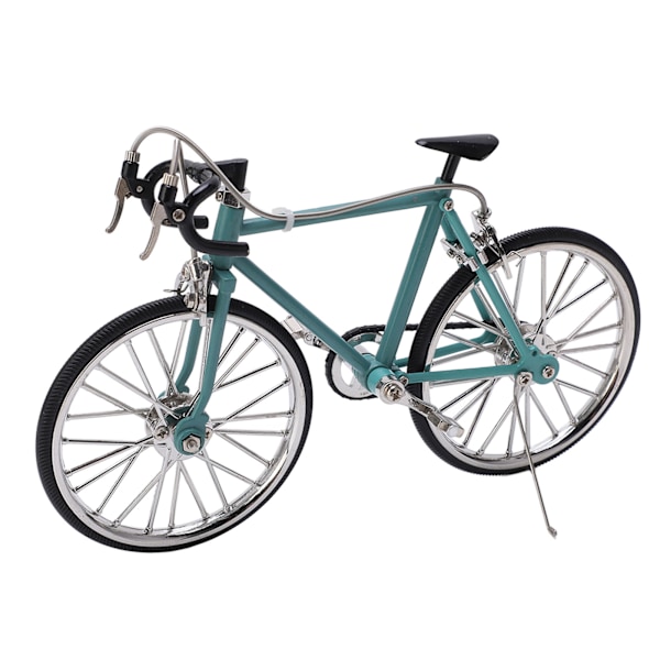 Cykelmodell simulerad levande design vacker utsökt texturerad legering cykel prydnad leksak för present dekoration