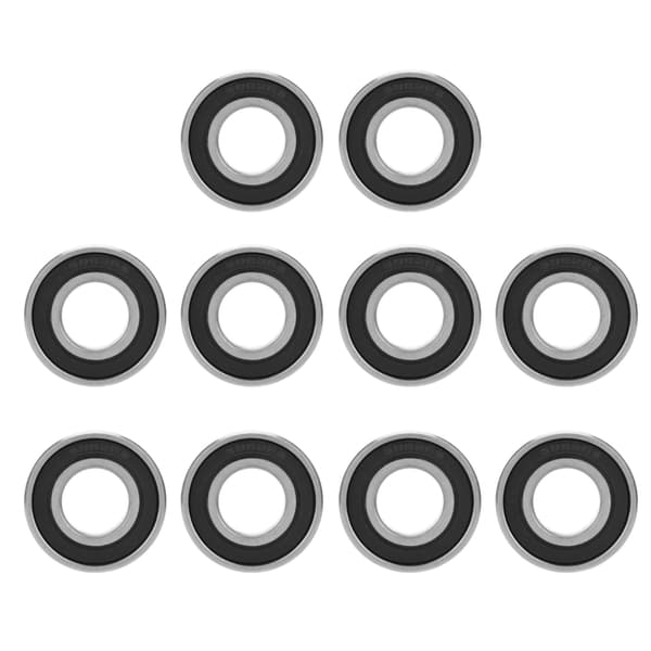 10 st 6002-2RS Gummitätade djupgående kullager 15mm*32mm*9mm