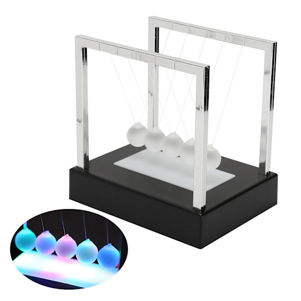 Luminous Newton's Cradle - Sjov Stress Relief Desktop Decoration for alle aldre