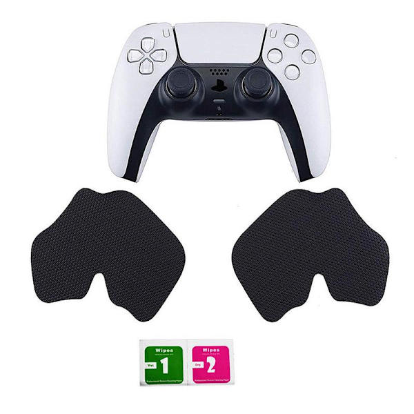 EXtremeRate PlayVital Grips-klistremerke for PS5-kontroller, håndtaksklistremerkedeksel gummiskinn for PS5, Anti-skli-tilbehør for PS5-kontroller