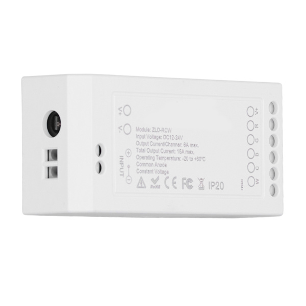 Zigbee LED -ohjain älykodin LED-nauhaohjaimelle RGB+CW-valonauhaohjain sovelluksella DC12~24V