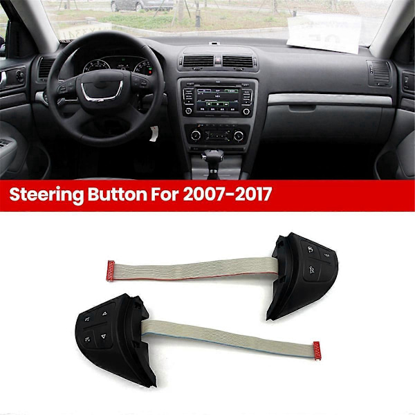 Multifunktionell rattknapp för Skoda Octavia 2007-2017