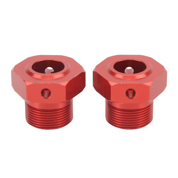 2 kpl RC alumiininen pyörän kuusiokolokeskiö 24mm alumiiniseos vakaa RC 24mm pyörän kuusiokolokeskiö ARRMA 1/5 Outcast Kraton 8s punainen