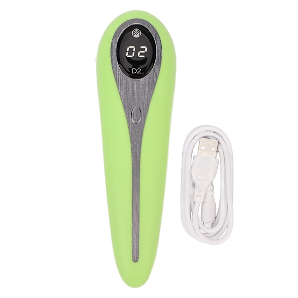 Mini UV-gel neglelampe håndholdt 5W 3 stk lampebrikker rask herding bærbar USB negle tørketrommel grønn