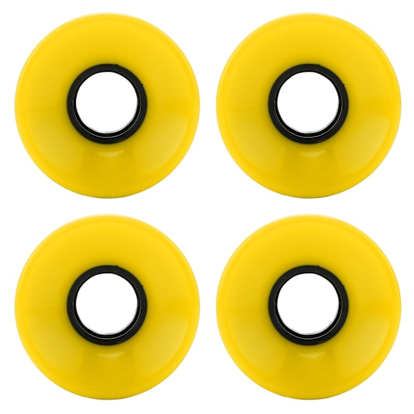 PUENTE 4 kpl 60x45mm rullalaudan pyörät 78A Longboard Cruiser -pyörät Varaosat Keltainen