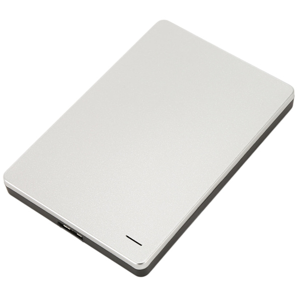 Ekstern harddisk 2,5 tommer USB 3.0 5 Gbps aluminiumlegering plug and play ultra tynd mobil harddisk til pc tv telefon sølvfarve 250 TB