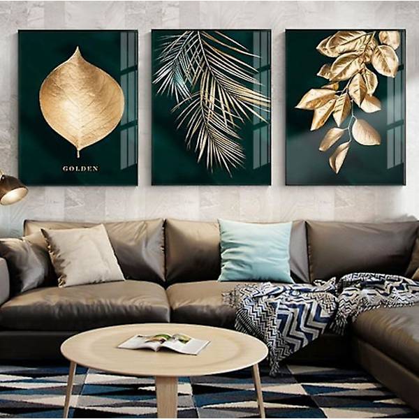 Premium Canvas Print Set - Modern Stil Väggdekor för Hem, Kontor, Vardagsrum, Sovrum, Kök - Unik och Stilren - 30 X 40 Cm