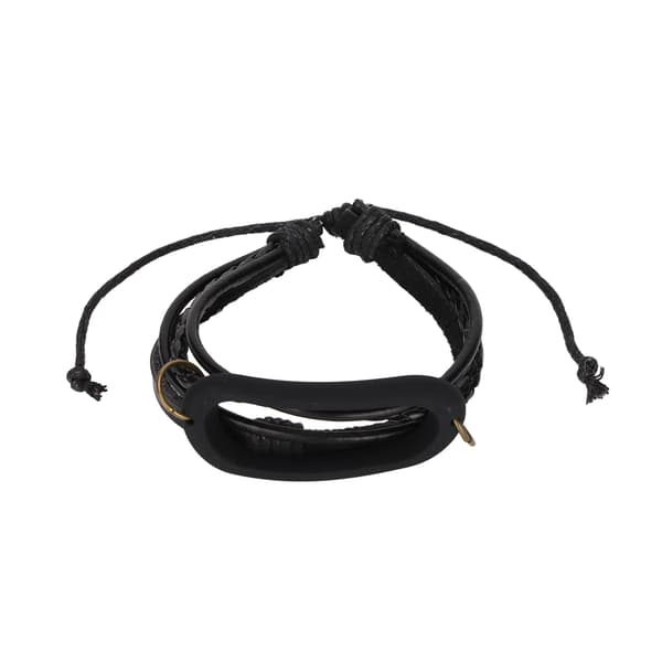 Mode læderrem til Xiaomi Mi Band 6/6 NFC håndlavet DIY opgraderingsarmbånd sort