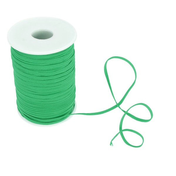 Elastisk ledning 50 yards 0,1 tommer bred myk fleksibel nylon pustende vaskbar armbåndsstreng for håndverk DIY perler Grønne