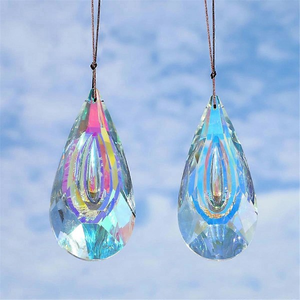 120 mm krystal solfanger, store prisme solfangere hængende ornamenter