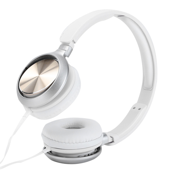 Barnehodetelefoner med ledning - Bærbart over-ear-headset med ledning for spill, musikk og håndfri samtale - A A