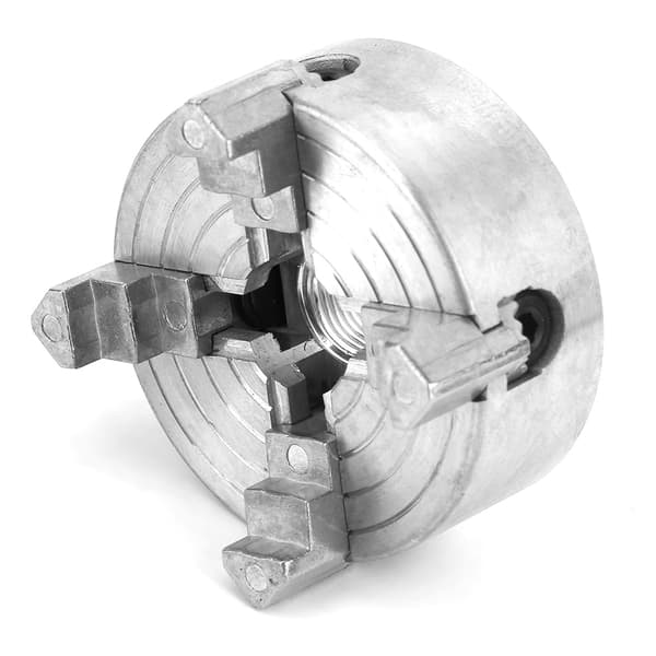 Z011A Zinklegering 4-Backs Chuck Clamp Tillbehör för Mini Metallsvarv