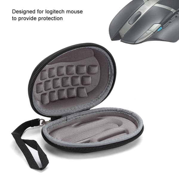 Trådløs Mus Etui Sort Opbevaringstaske med Håndrem Passer til Logitech MX Master 3/602/g700s