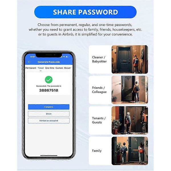Nøgleboks Trådløs Smart Nøgleboks Elektronisk Nøgleboks App