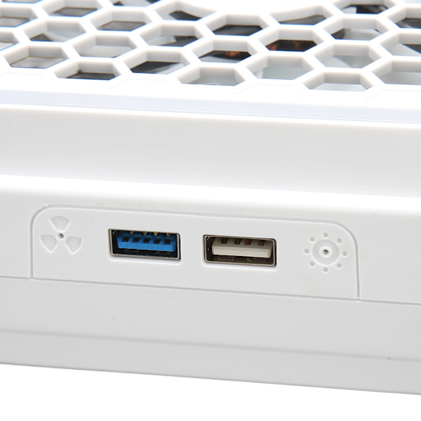 Spilkonsol køleventilator Professionel effektiv støjsvag køleventilator med farverig lysstribe til Xbox Series S