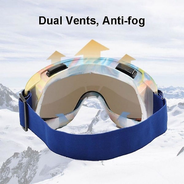 Rosa Anti-duggski Briller for Vinter Snowboarding og Motorsykkel