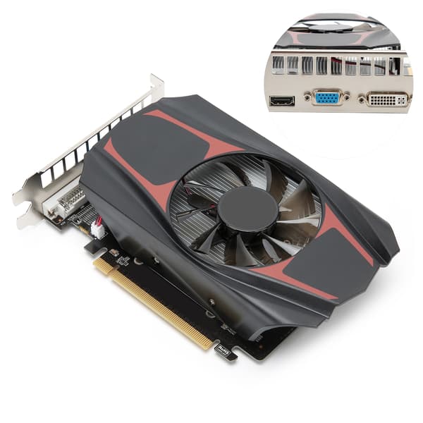 HD7670 1GB Gaming Grafikkort Skjerm Videokort 128bit DDR5 Datakomponenter
