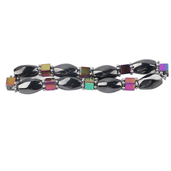 Multi färger Elastisk magnetisk terapi Hematit armband viktminskning armband smycken
