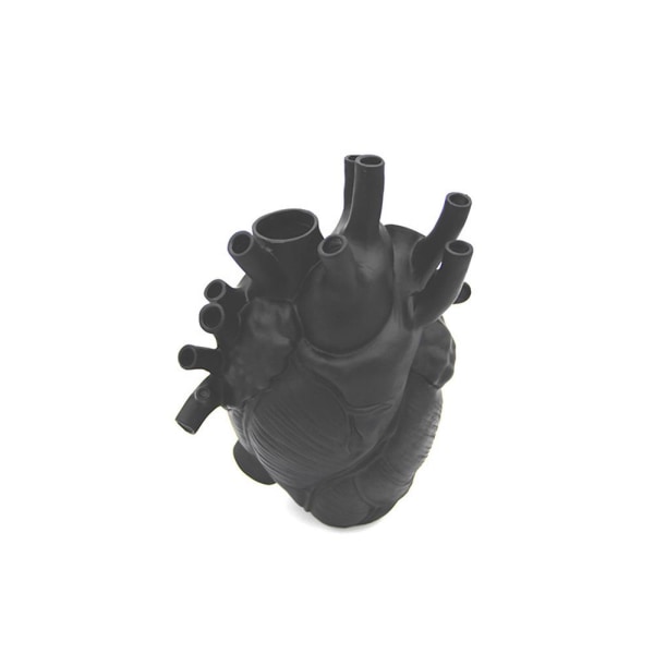 Creative Resin Heart Vase 16cm Anatomical Heart Vase For Des