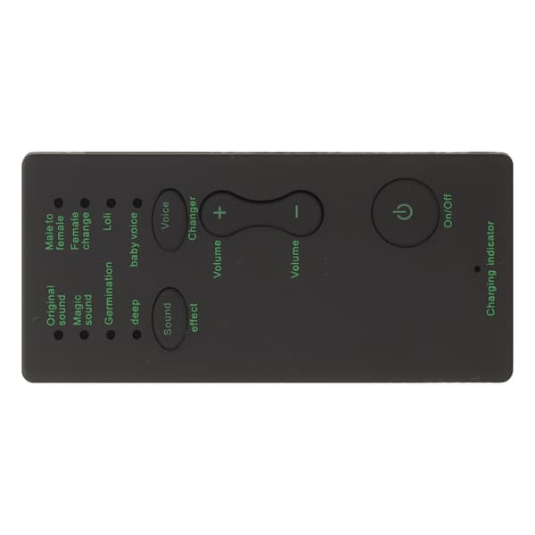 Stemmeskifter 7 lydeffekter Justerbar Bærbar Mini Multifunktionel Stemmeforklæder til Mobiltelefon PC til XBOX til PS4