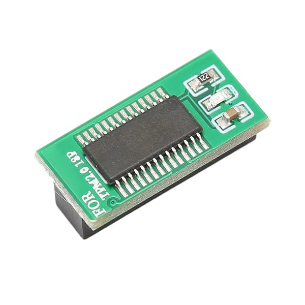 TPM 2.0 Modul PCB Material LPC Interface TPM 2.0 Krypteringssikkerhedsmodul til kontor, forretning, hjem til Asrock 18Pin