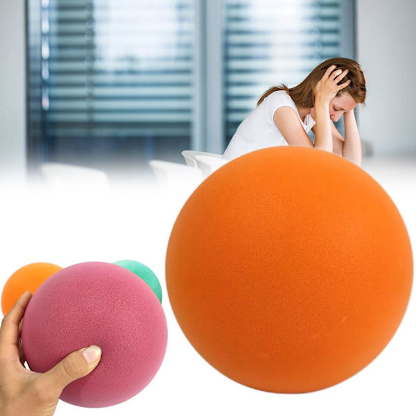 18CM Ljudlös Boll Svamp Mjuk Studsande Boll Brusreducering Barn Inomhus Sport Svamp Racketboll
