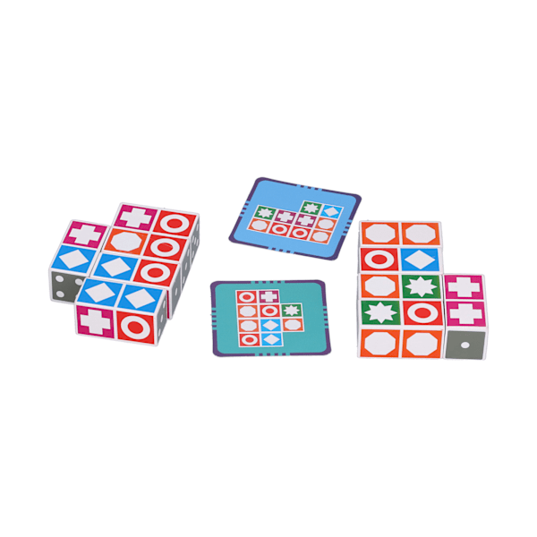 Puinen Matching Block Puzzle -lelu, looginen ajattelu, varhaiskasvatus, interaktiiviset pelit