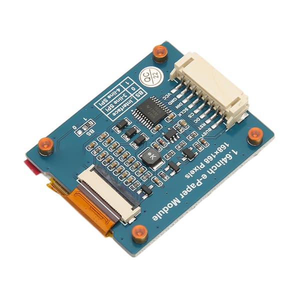 1,64 tommer E Ink Display Modul 168×168 Rød Gul Sort Hvid 4 Farver E Paper Elektronisk Skærmpanel til Læsere