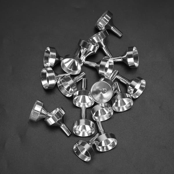 20 STK Aluminium Tragte Kosmetik Parfume Tragte Adskillelse Mini Tragte Bærbare Makeup Værktøjer