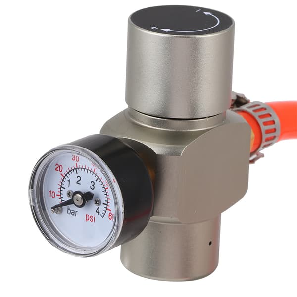 Tr21x4 CO2 Mini Gassregulator Fatadapter Trykkmåler Ladersett Brusutstyr