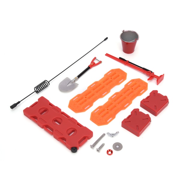 Simuleringsskyffel Oilcan Rack set Passar för Hsp 1/10 RC-bil