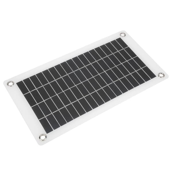 10W 18V Solpanel Cellemodul 12V Telefonoplader Semi-fleksibel Dobbelt USB DC-udgang