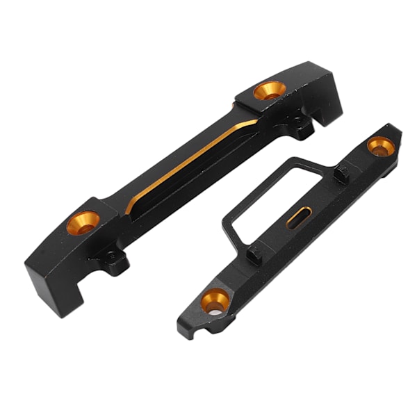RC-bilens främre och bakre stötfångare i aluminiumlegering, stabil uppgradering av RC-bildelar för Axial SCX24 1/24 RC-bil