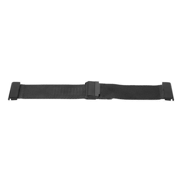 Urrem i rustfrit stålnet, justerbar urrem med hurtigudløsning 26 mm, passer til Garmin Fenix 7X 6X 5X Sort