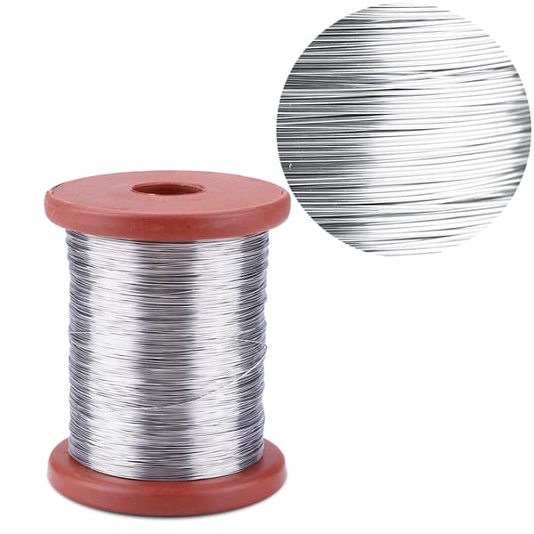 1 rull 500g rustfritt stål/jerntråd for birøkt bikube rammeverktøy (rustfri ståltråd)