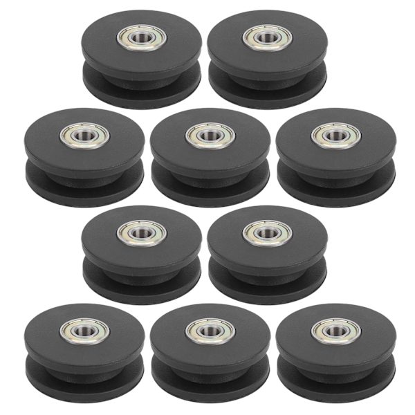 10 stk. 50mm Nylon Fitness Leje Remskive Hjem Fitness Tilbehør Træning Styrketræning Tilbehør