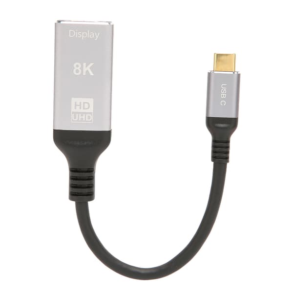 USB C hane till HD Multimedia Interface hona-adapter stöder 8K vid 60Hz 4K vid 120Hz stöder HDR Plug and Play-omvandlare