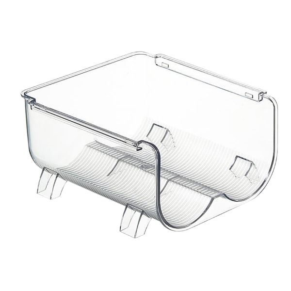 Vannflaskearrangør Transparent Stable Plassbesparende Vannflaske Oppbevaringsholder Stativ for Vakuumkopp 2 Rutenett